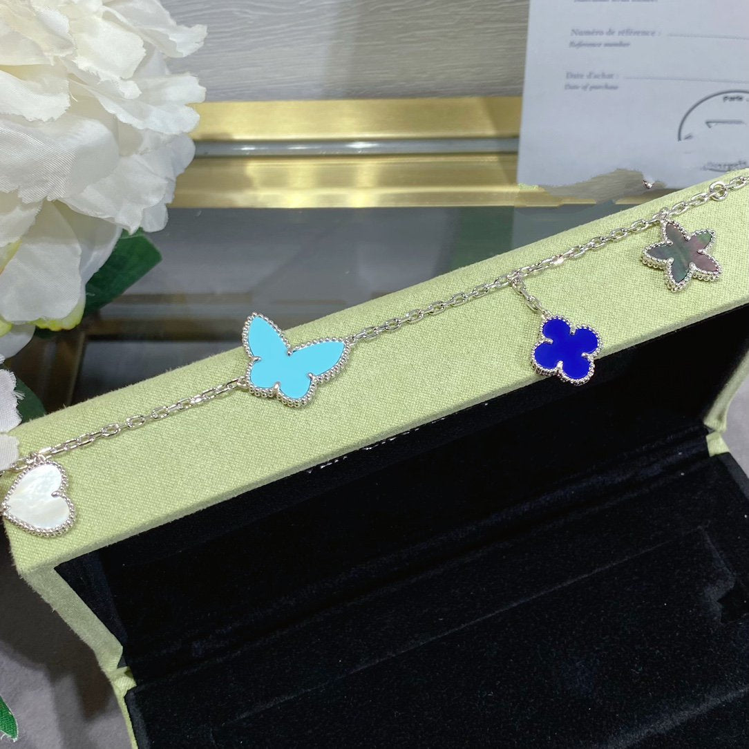 ¡®Lume Jewels¡¯LUCKY SPRING SILVER BRACELET 4 MOTIF