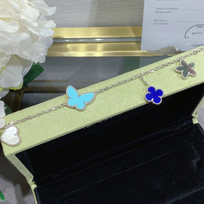 ¡®Lume Jewels¡¯LUCKY SPRING SILVER BRACELET 4 MOTIF
