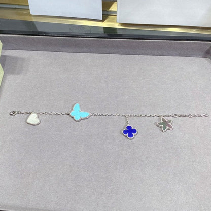¡®Lume Jewels¡¯LUCKY SPRING SILVER BRACELET 4 MOTIF