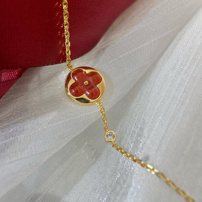 ¡®Lume Jewels¡¯SUN PEDANT CARNELIAN BRACELET