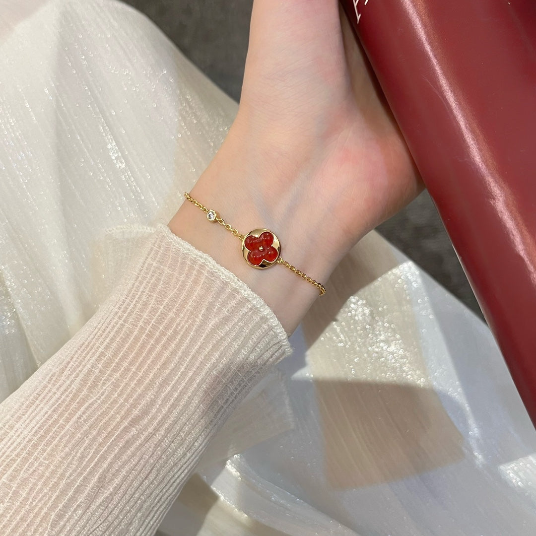 ¡®Lume Jewels¡¯SUN PEDANT CARNELIAN BRACELET
