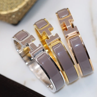 ¡®Lume Jewels¡¯H BRACELET 12MM BROWN