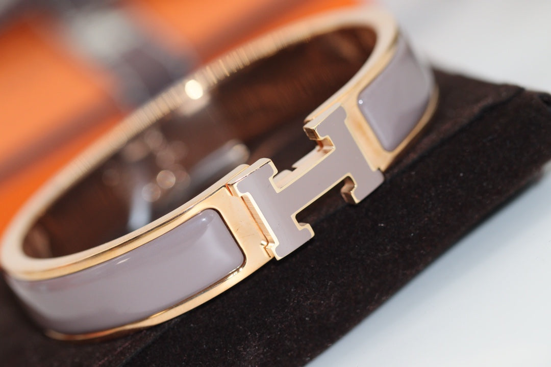 ¡®Lume Jewels¡¯H BRACELET 12MM BROWN