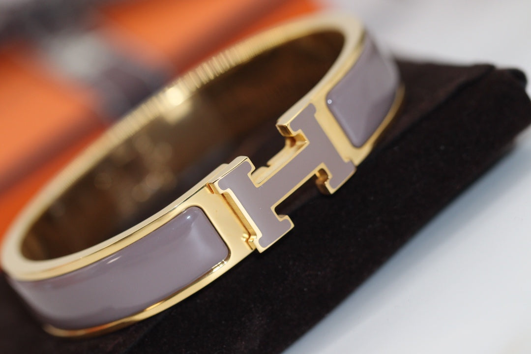 ¡®Lume Jewels¡¯H BRACELET 12MM BROWN