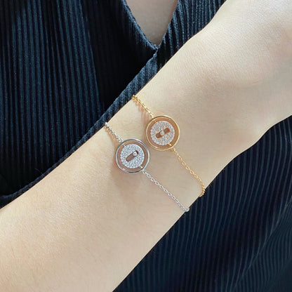 [Lume Jewels]LUCKY MOVE DIAMOND PAVED BRACELET