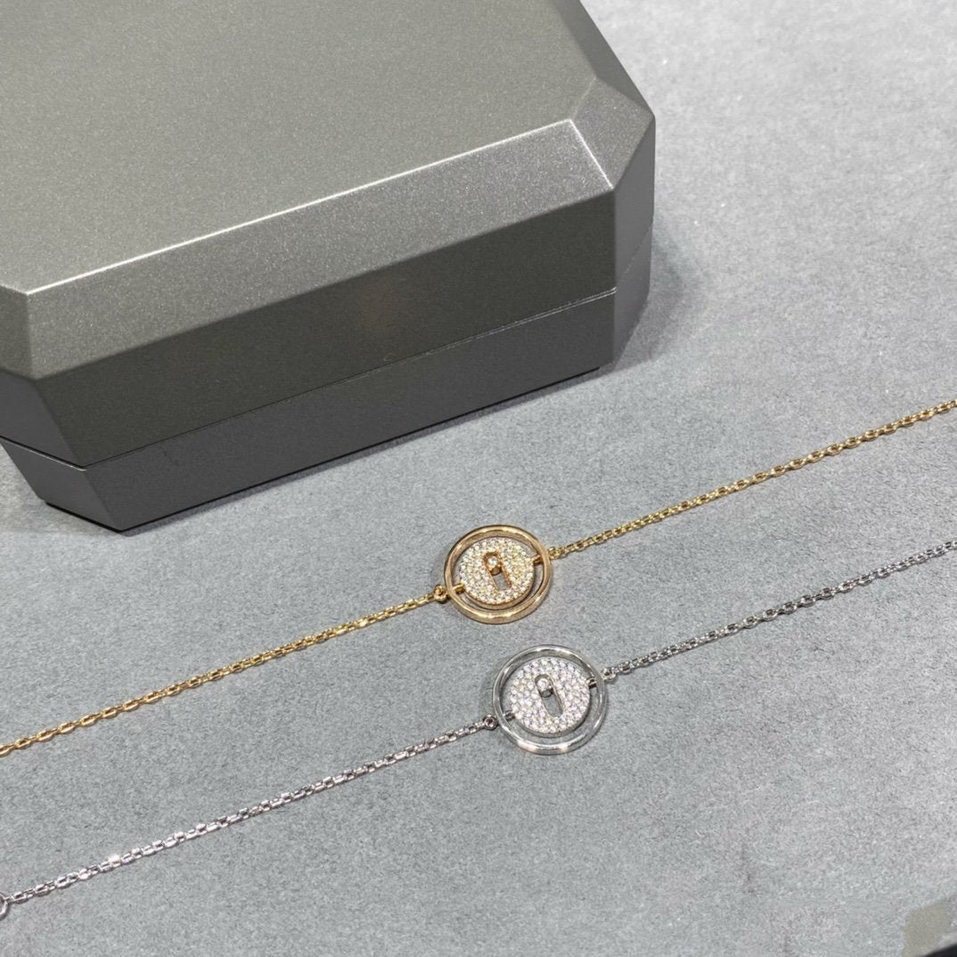 [Lume Jewels]LUCKY MOVE DIAMOND PAVED BRACELET