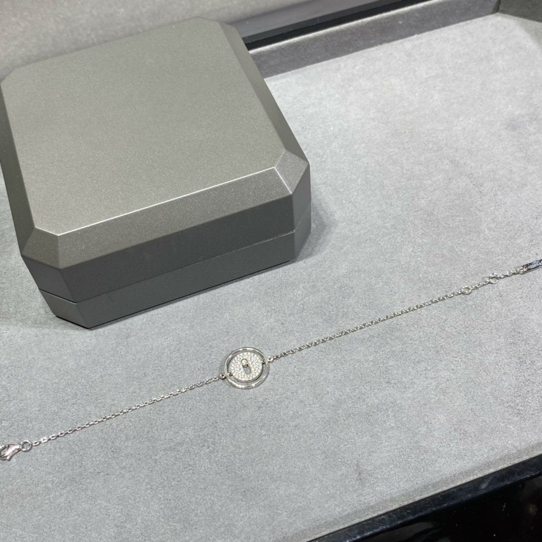 [Lume Jewels]LUCKY MOVE DIAMOND PAVED BRACELET
