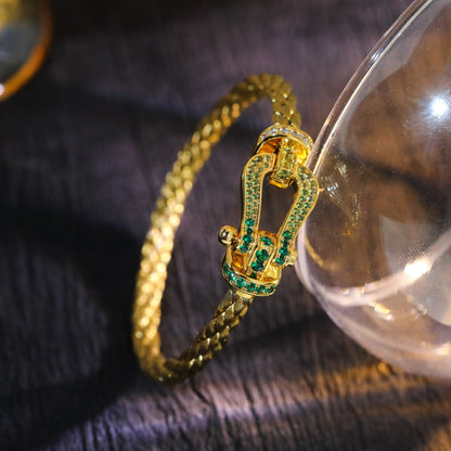 ¡®Lume Jewels¡¯FORCE 10 GOLD GREEN DIAMOND PAVED