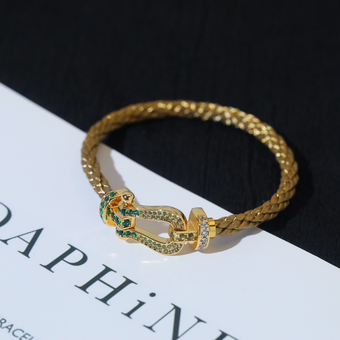 ¡®Lume Jewels¡¯FORCE 10 GOLD GREEN DIAMOND PAVED