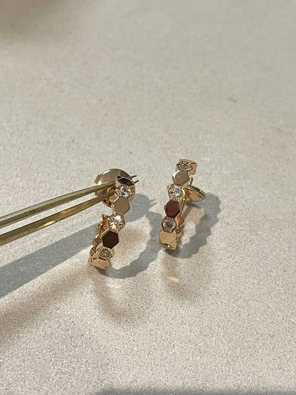¡®Lume Jewels¡¯BEE LOVE Earrings GOLD DIAMOND