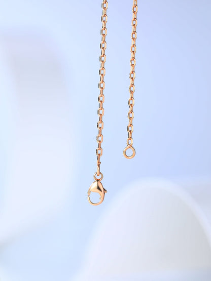 ¡®Lume Jewels¡¯H CAGE PINK GOLD NECKLACE