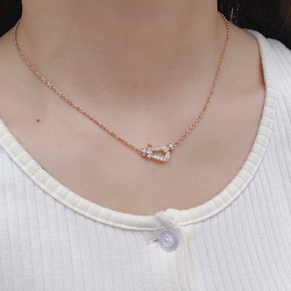 ¡®Lume Jewels¡¯FORCE 10 PINK GOLD DIAMOND NECKLACE