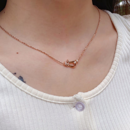 ¡®Lume Jewels¡¯FORCE 10 PINK GOLD DIAMOND NECKLACE