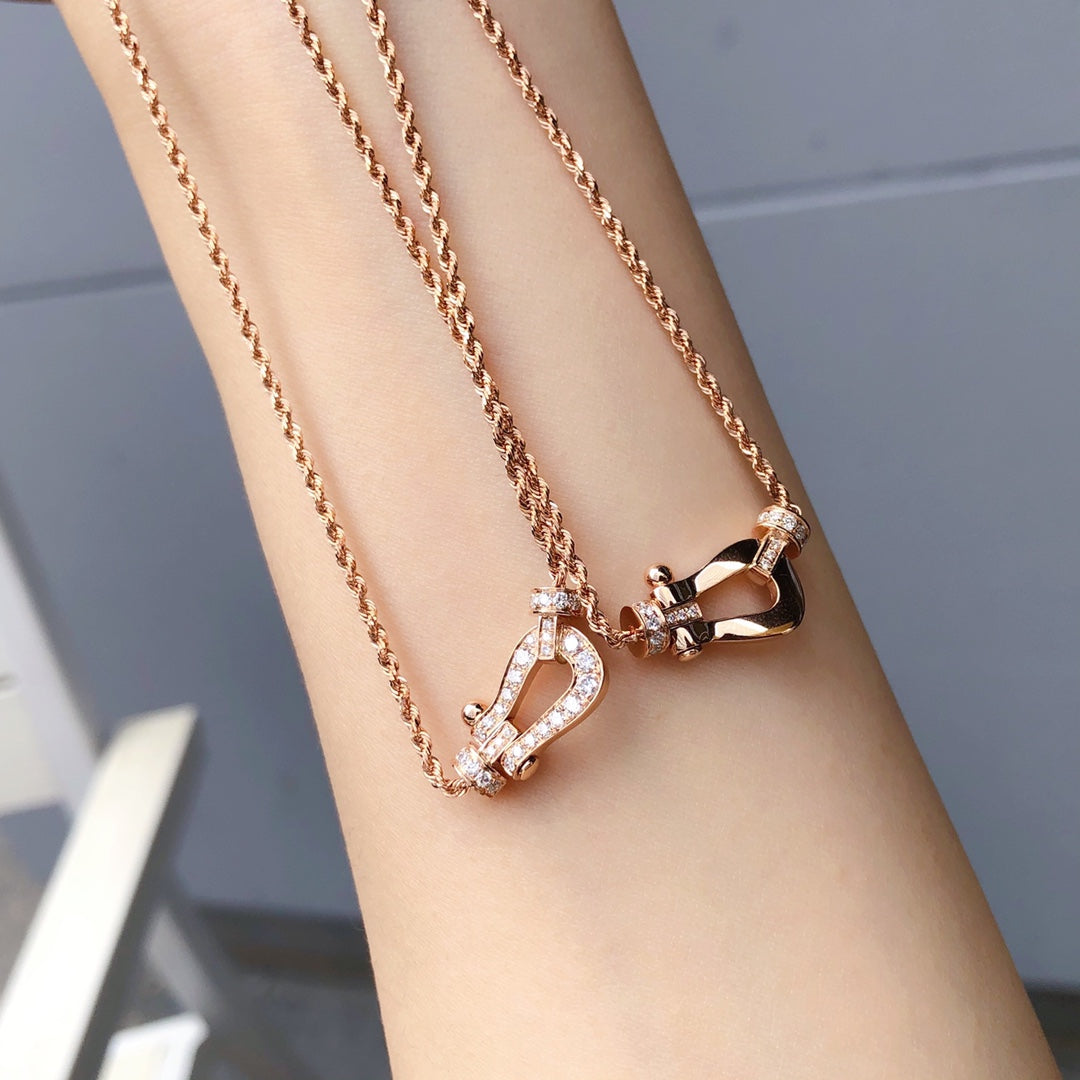 ¡®Lume Jewels¡¯FORCE 10 PINK GOLD DIAMOND NECKLACE