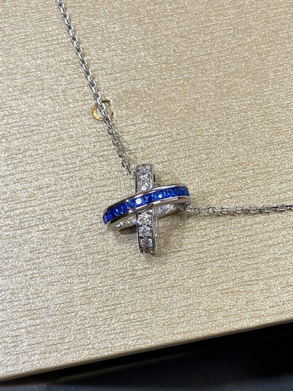 ¡®Lume Jewels¡¯LIENS DIAMOND SILVER NECKLACE