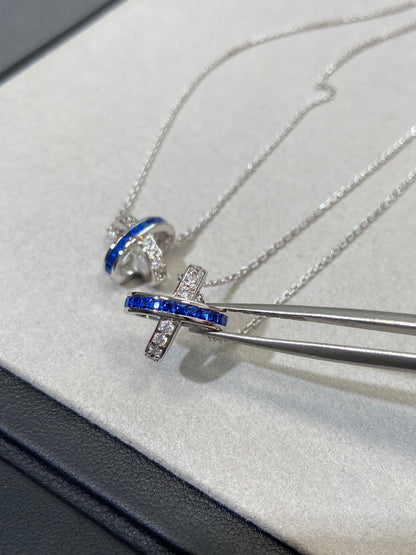 ¡®Lume Jewels¡¯LIENS DIAMOND SILVER NECKLACE