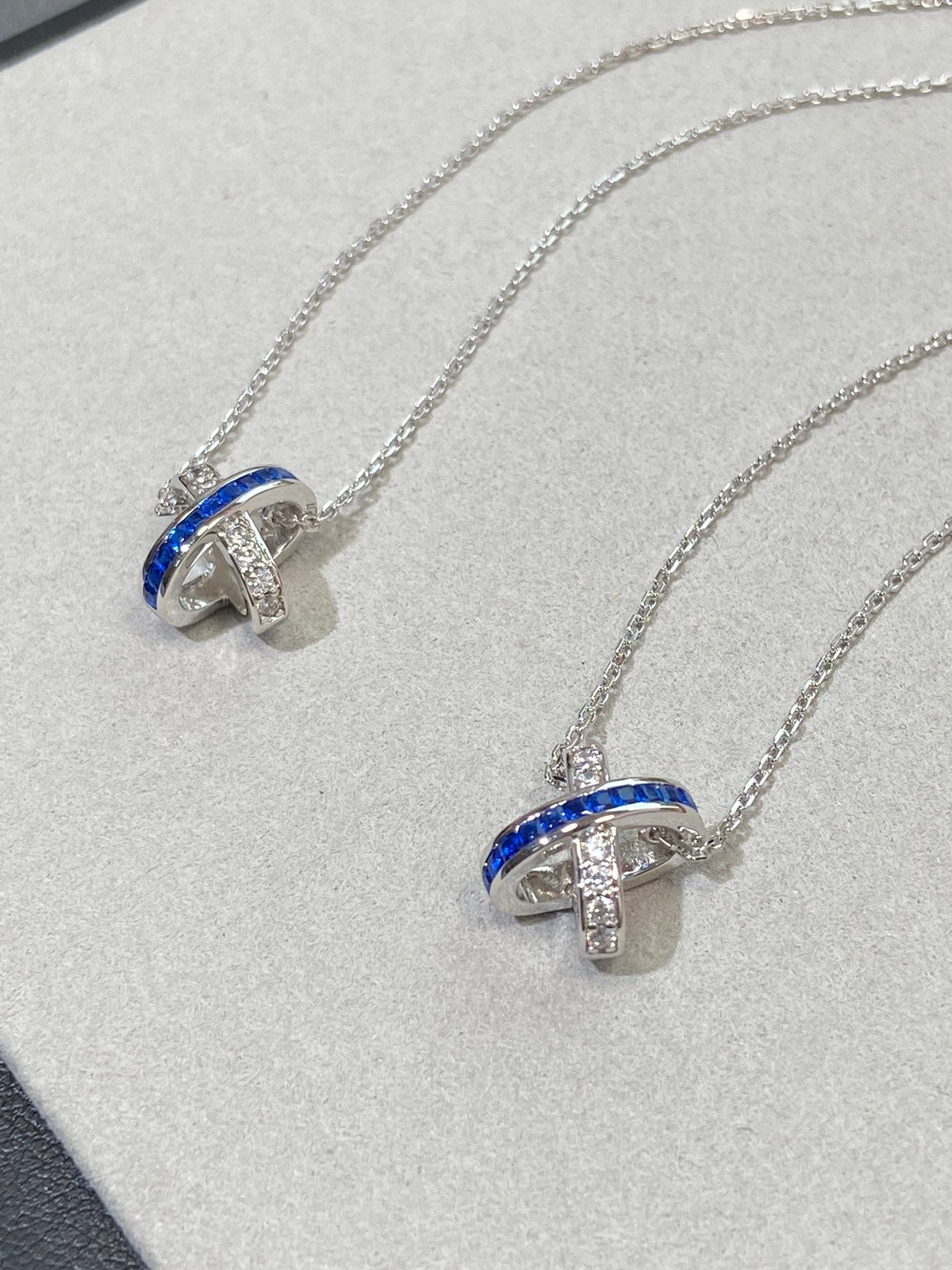 ¡®Lume Jewels¡¯LIENS DIAMOND SILVER NECKLACE