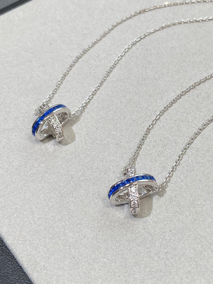 ¡®Lume Jewels¡¯LIENS DIAMOND SILVER NECKLACE