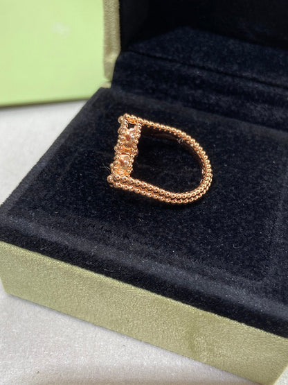 ¡®Lume Jewels¡¯CLOVER RIVERSIBLE ROSE GOLD RING