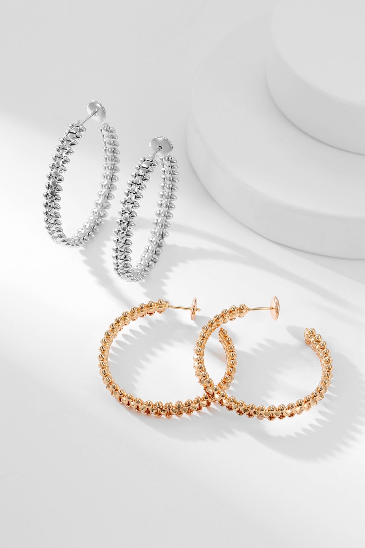 ¡®Lume Jewels¡¯CLASH HOOP EARRINGS