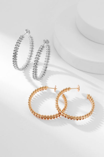 ¡®Lume Jewels¡¯CLASH HOOP EARRINGS