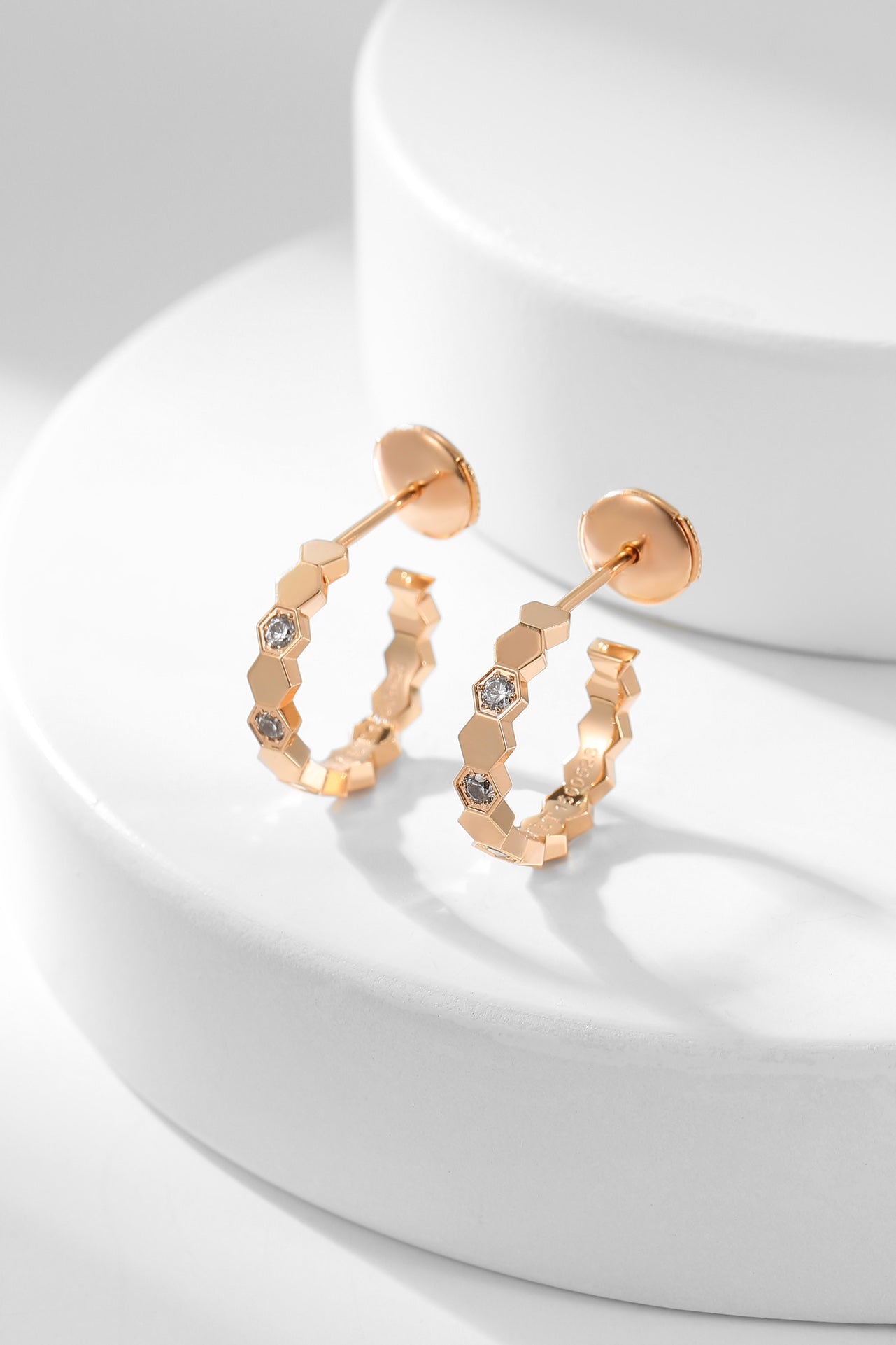 ¡®Lume Jewels¡¯BEE LOVE DIAMOND HOOP EARRINGS
