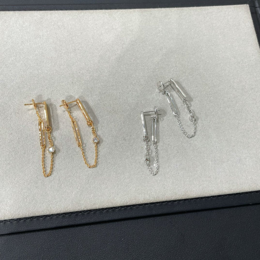 ¡®Lume Jewels¡¯CHAINE CHAOS DIAMOND DROP EARRINGS