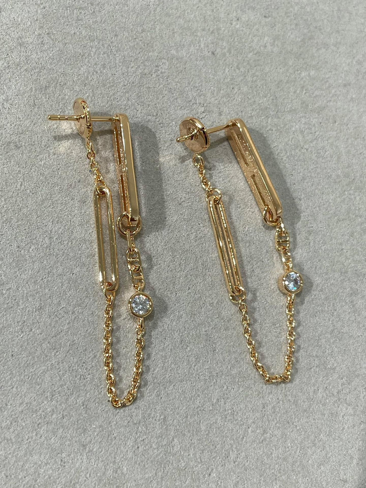 ¡®Lume Jewels¡¯CHAINE CHAOS DIAMOND DROP EARRINGS