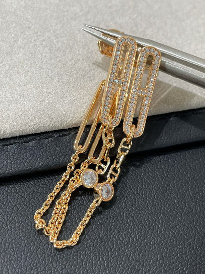 ¡®Lume Jewels¡¯CHAINE CHAOS DIAMOND DROP EARRINGS