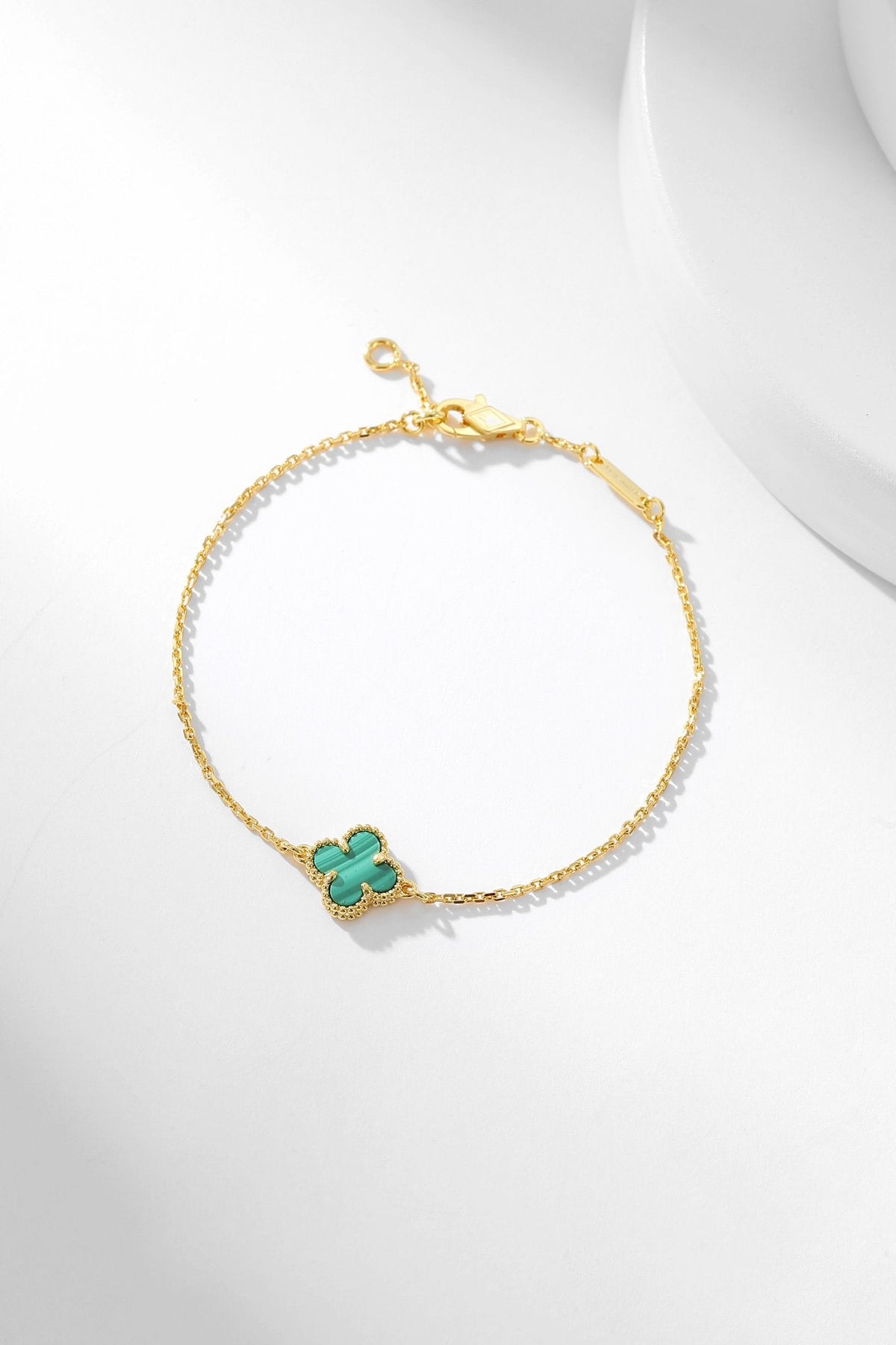 ¡®Lume Jewels¡¯CLOVER BRACELET MALACHITE 1 MOTIF