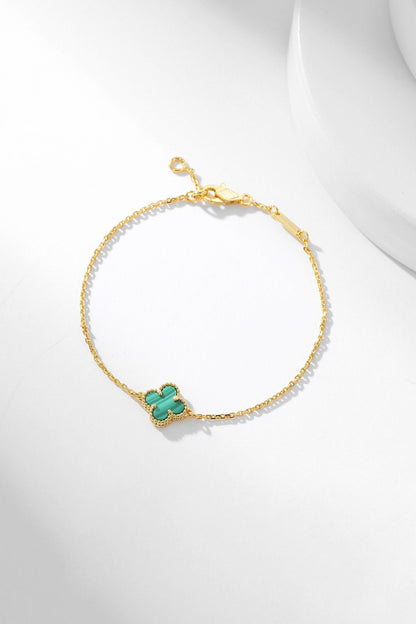 ¡®Lume Jewels¡¯CLOVER BRACELET MALACHITE 1 MOTIF