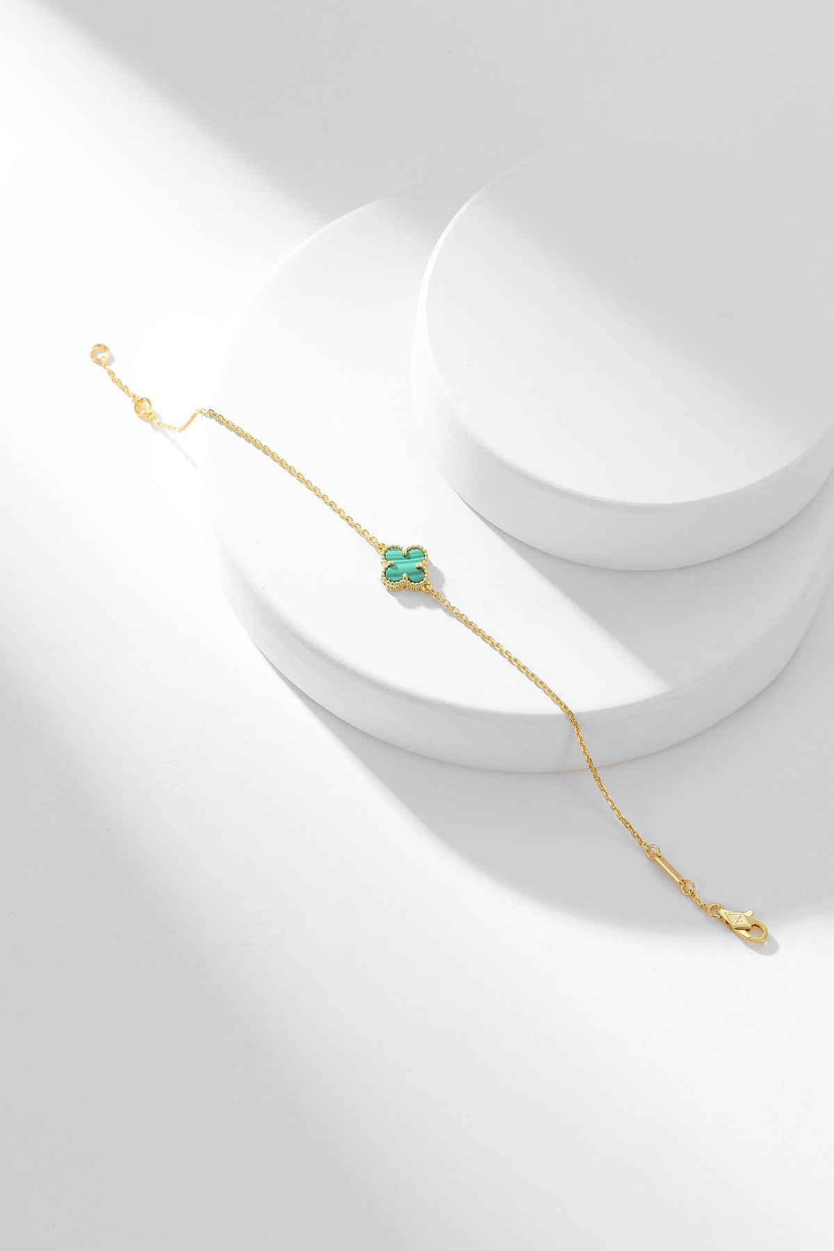 ¡®Lume Jewels¡¯CLOVER BRACELET MALACHITE 1 MOTIF