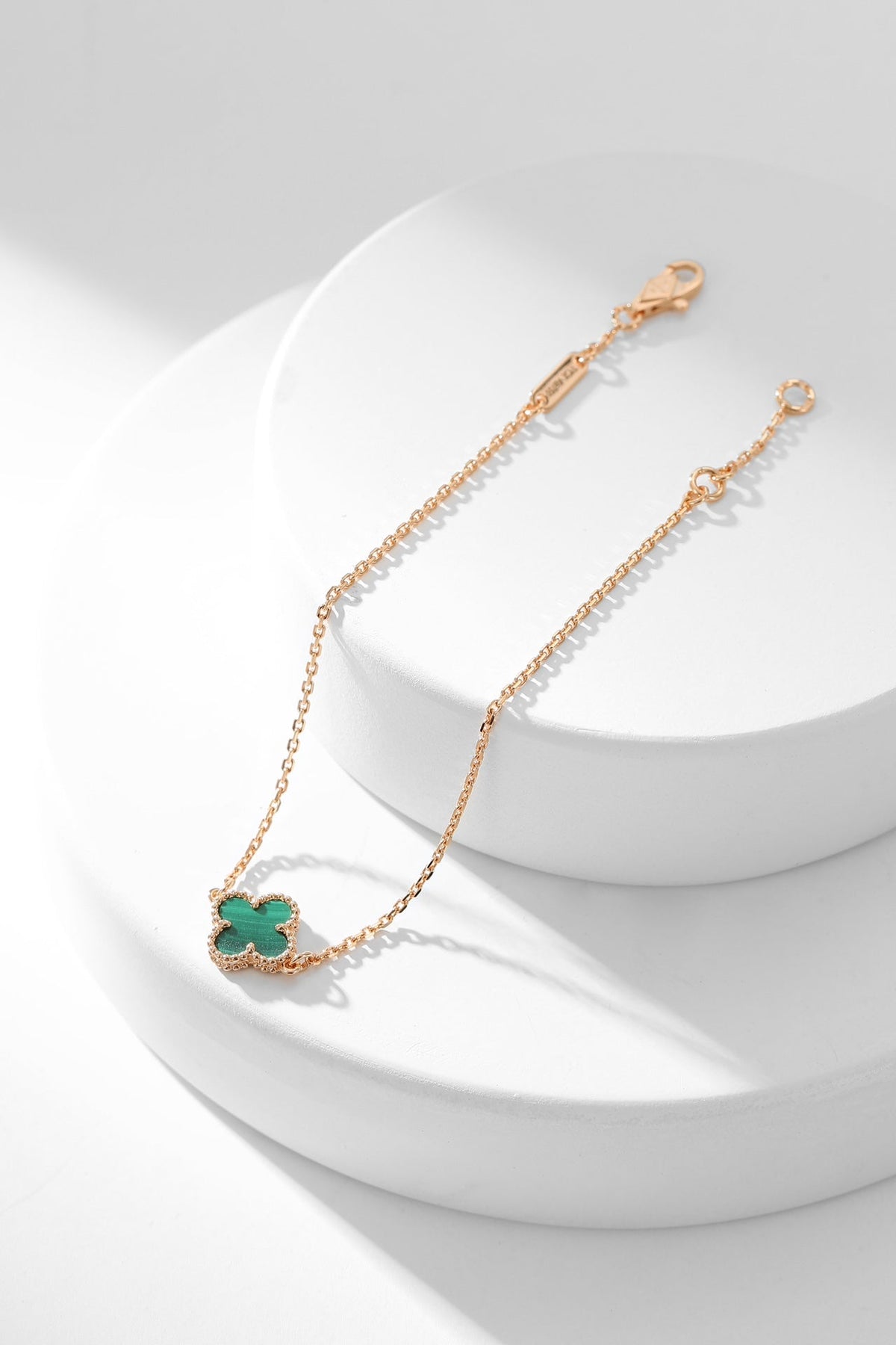 ¡®Lume Jewels¡¯CLOVER BRACELET MALACHITE 1 MOTIF