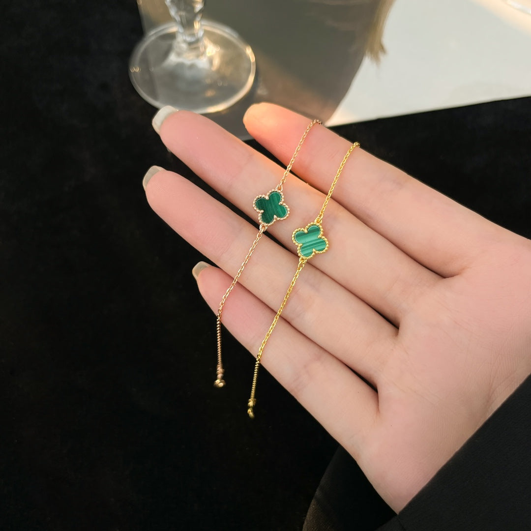 ¡®Lume Jewels¡¯CLOVER BRACELET MALACHITE 1 MOTIF