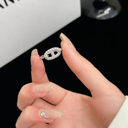 ¡®Lume Jewels¡¯RONDE SMALL SILVER DIAMOND RING