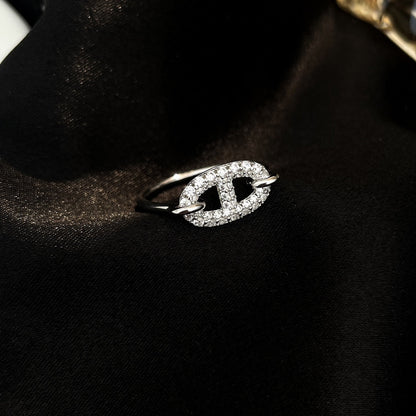 ¡®Lume Jewels¡¯RONDE SMALL SILVER DIAMOND RING