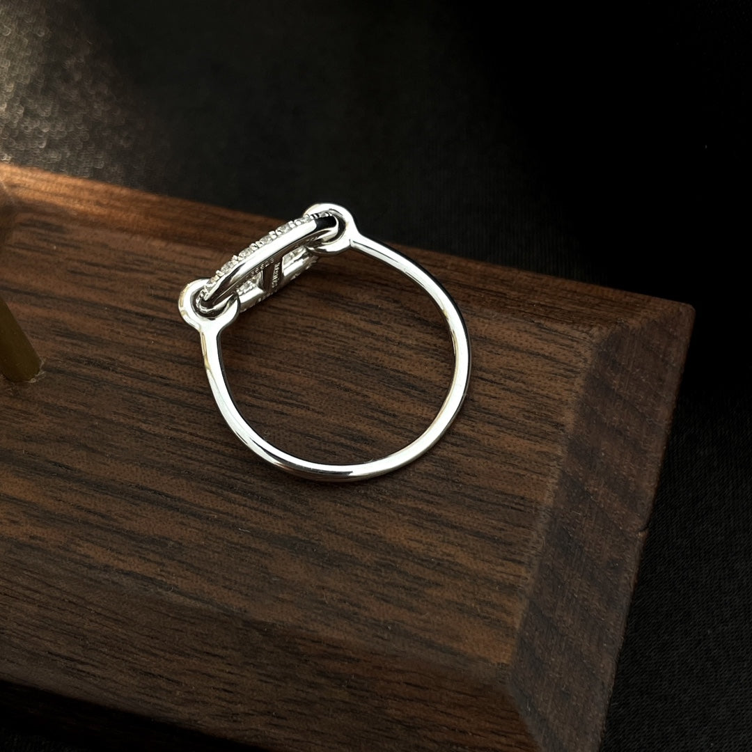 ¡®Lume Jewels¡¯RONDE SMALL SILVER DIAMOND RING