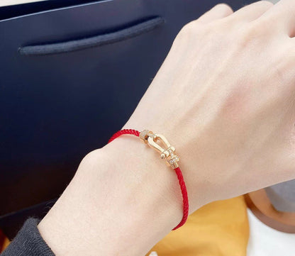 ¡®Lume Jewels¡¯FORCE 10 HALF DIAMOND PINK GOLD RED CORDERI LARGE AND MEDIUM MODEL