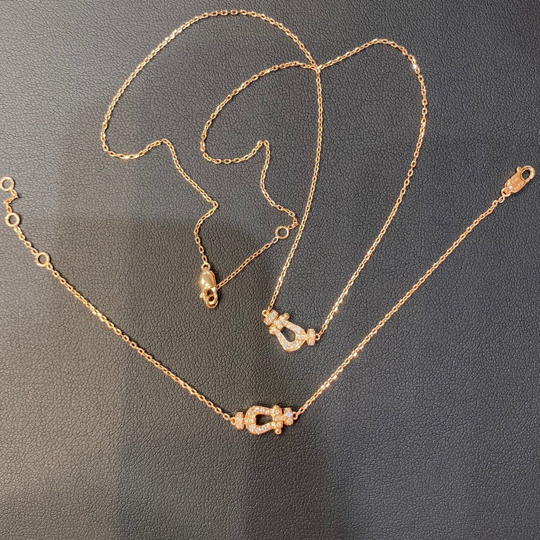 ¡®Lume Jewels¡¯FORCE 10 DIAMOND PINK GOLD NECKLACE MINI MODEL