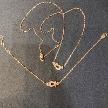¡®Lume Jewels¡¯FORCE 10 DIAMOND PINK GOLD NECKLACE MINI MODEL