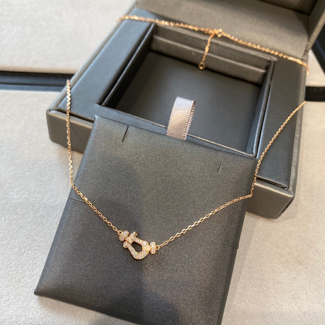 ¡®Lume Jewels¡¯FORCE 10 DIAMOND PINK GOLD NECKLACE MINI MODEL