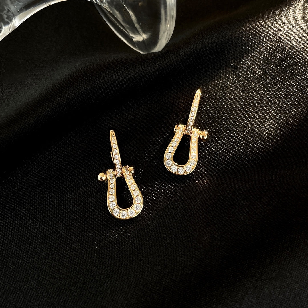 ¡®Lume Jewels¡¯FORCE 10 FULL DIAMOND DROP EARRINGS MEDIUM MODEL