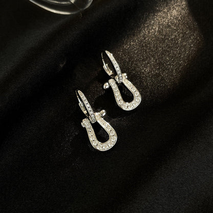 ¡®Lume Jewels¡¯FORCE 10 FULL DIAMOND DROP EARRINGS MEDIUM MODEL