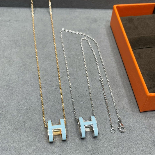 ¡®Lume Jewels¡¯POP H SKY BLUE NECKLACE