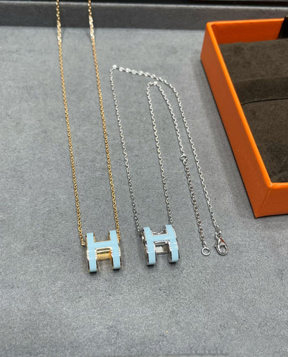 ¡®Lume Jewels¡¯POP H SKY BLUE NECKLACE
