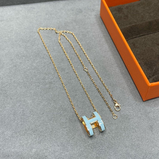 ¡®Lume Jewels¡¯POP H SKY BLUE NECKLACE