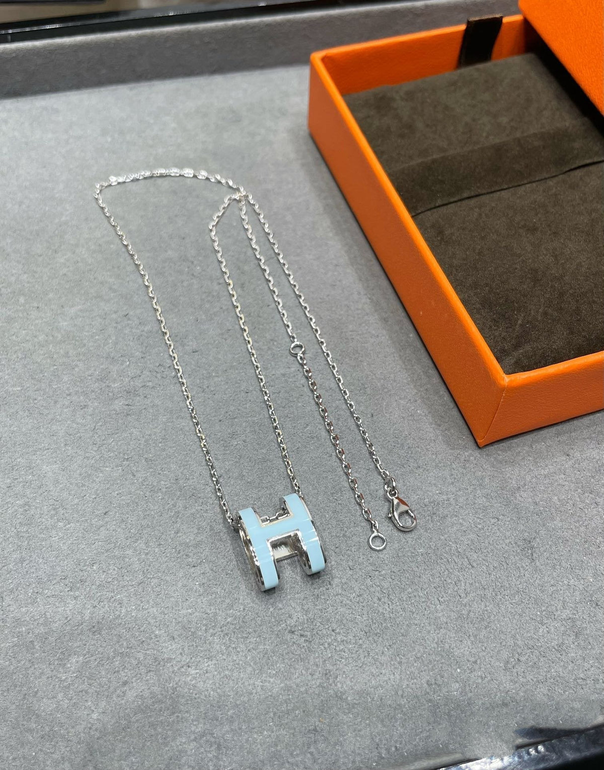 ¡®Lume Jewels¡¯POP H SKY BLUE NECKLACE