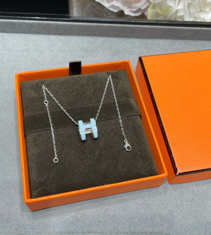 ¡®Lume Jewels¡¯POP H SKY BLUE NECKLACE