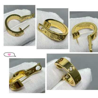 ¡®Lume Jewels¡¯LOVE 5.5MM 1 DIAMOND EARRINGS