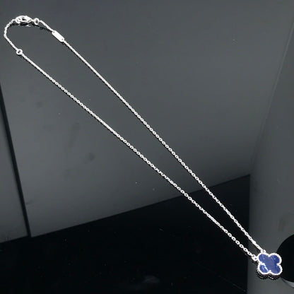 ¡®Lume Jewels¡¯CLOVER PIETERSITE SILVER LONG NECKLACE